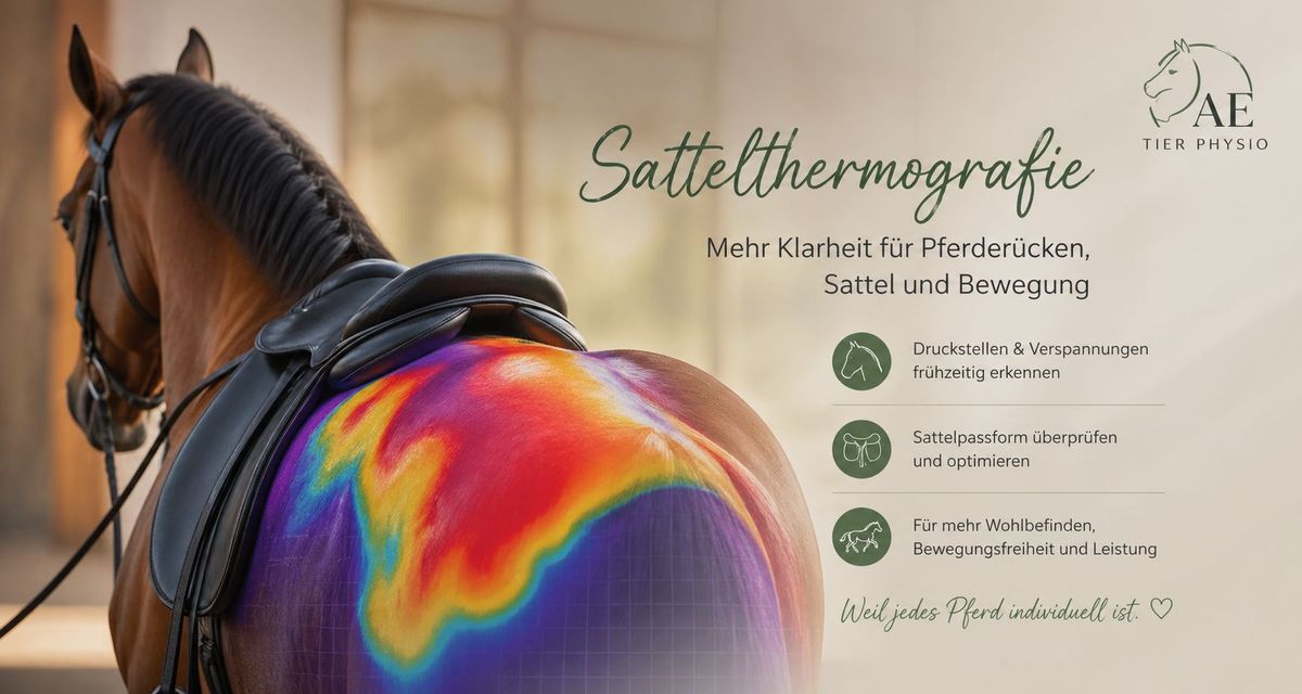 Sattelthermografie für Pferde