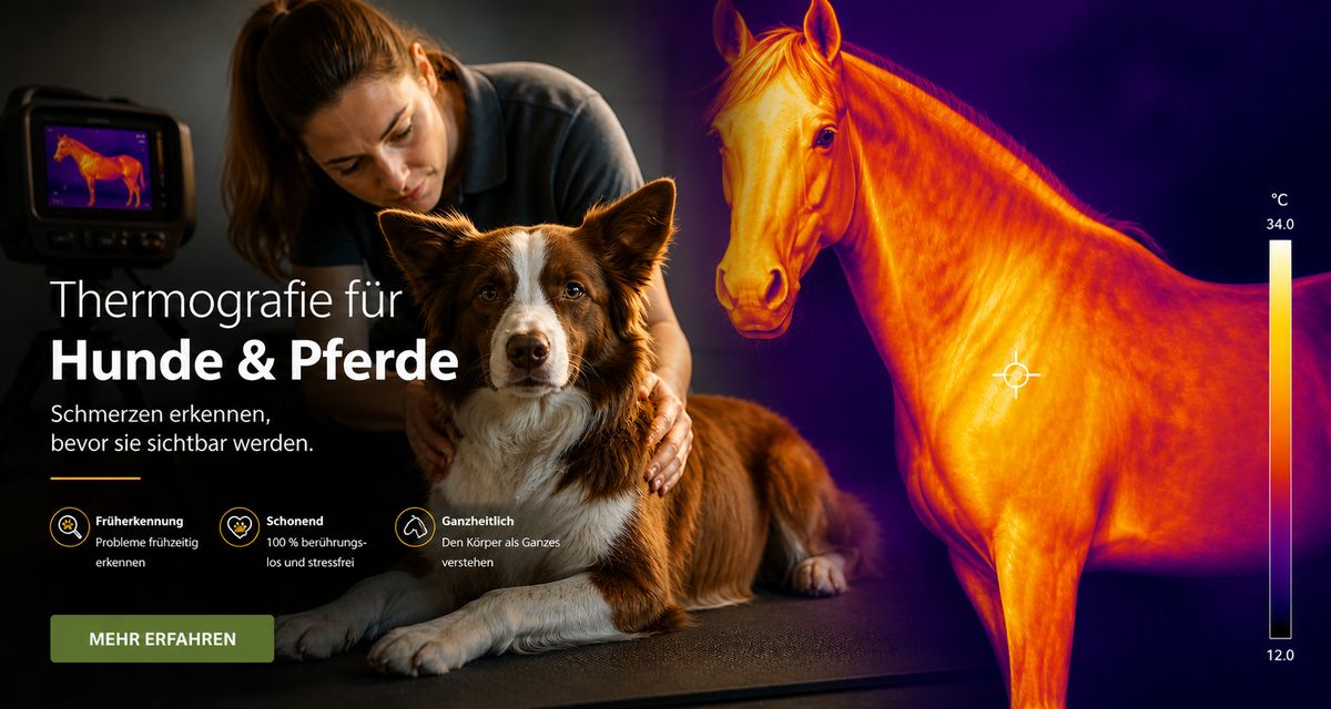 Bild. Thermografie für Pferde und Hunde